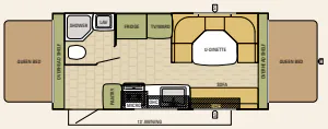 Starcraft Travel Star 207RB floor plan