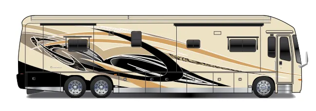 Entegra Coach Cornerstone 45J exterior