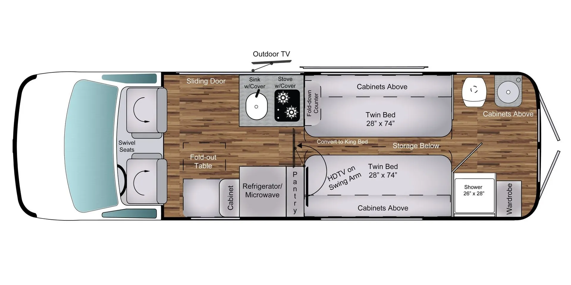 Coach House Arriva 24 floor plan