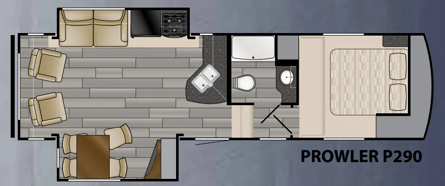 Heartland Prowler P290 floor plan
