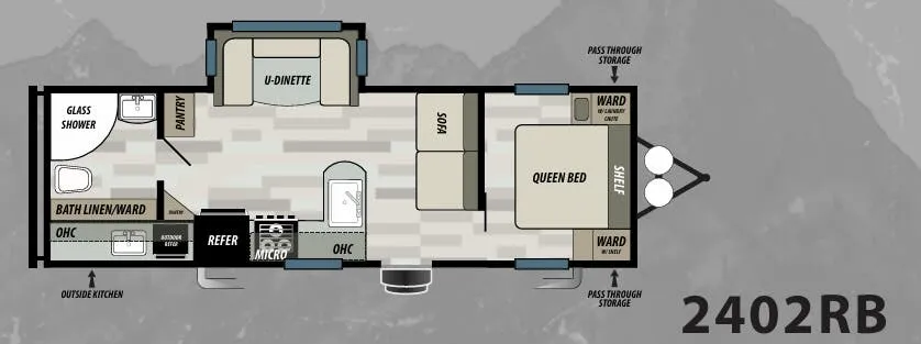 Forest River Sonoma 2402RB floor plan