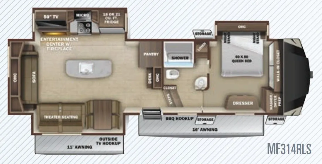 Highland Ridge Mesa Ridge MF314RLS exterior