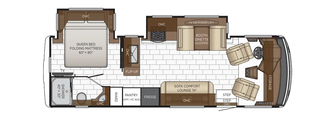2026 Newmar Bay Star Sport 2813 - Floor plan