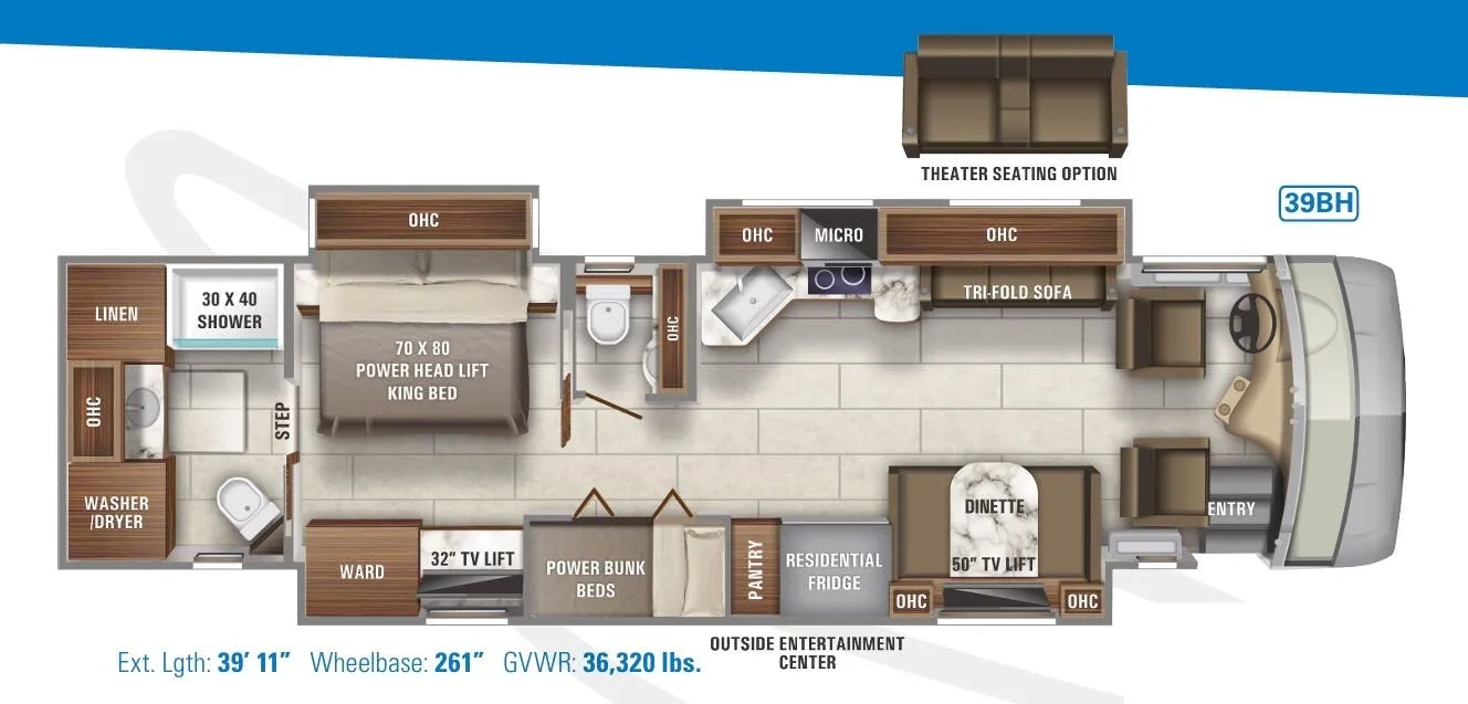 Jayco Embark 39BH floor plan