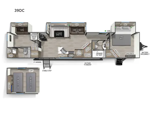2026 Forest River Cherokee Timberwolf 39DC, Photos photo 2