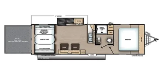 Coachmen Catalina Trail Blazer 28THS floor plan