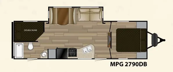 Cruiser RV MPG 2790DB floor plan