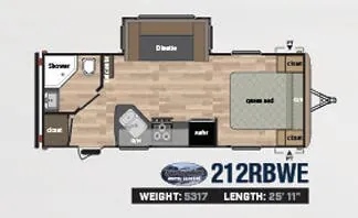 Keystone Springdale 212RBWE floor plan