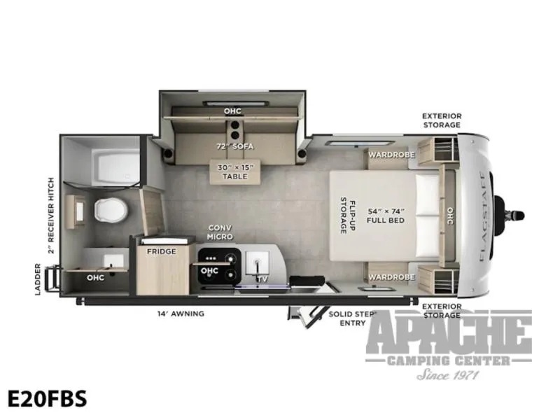 2026 Forest River RV Flagstaff E-Pro 20FBS - Photo 2