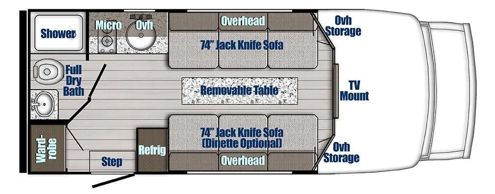 Gulf Stream BT Cruiser 5210 floor plan