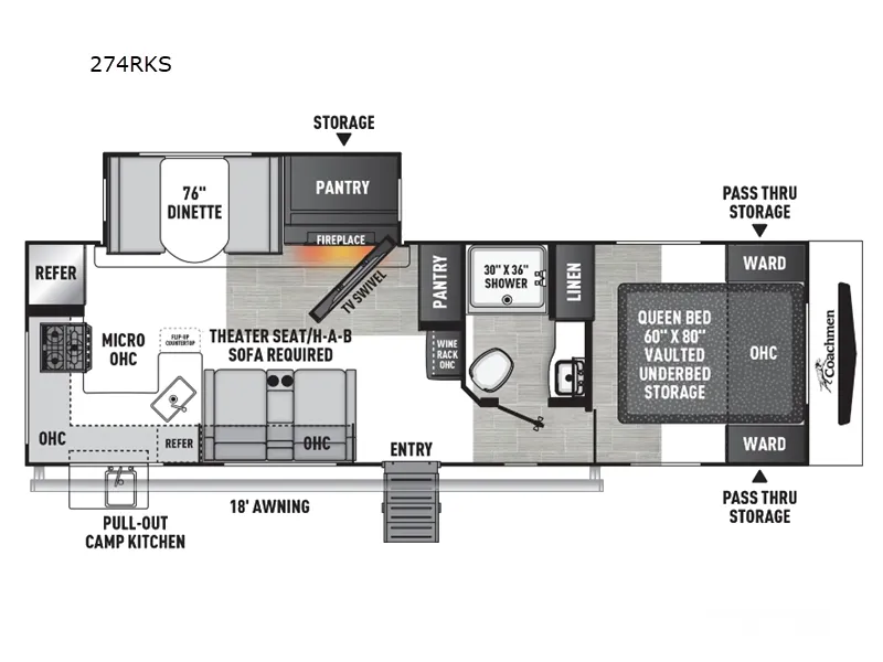 2025 Coachmen Freedom Express Ultra Lite 274RKS - Photo 3
