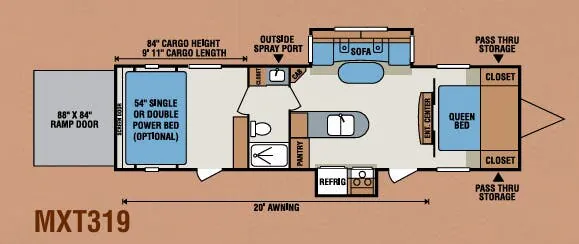 K-Z MXT MXT319 floor plan