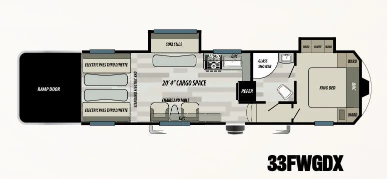 Forest River Shockwave 33FWGDX exterior
