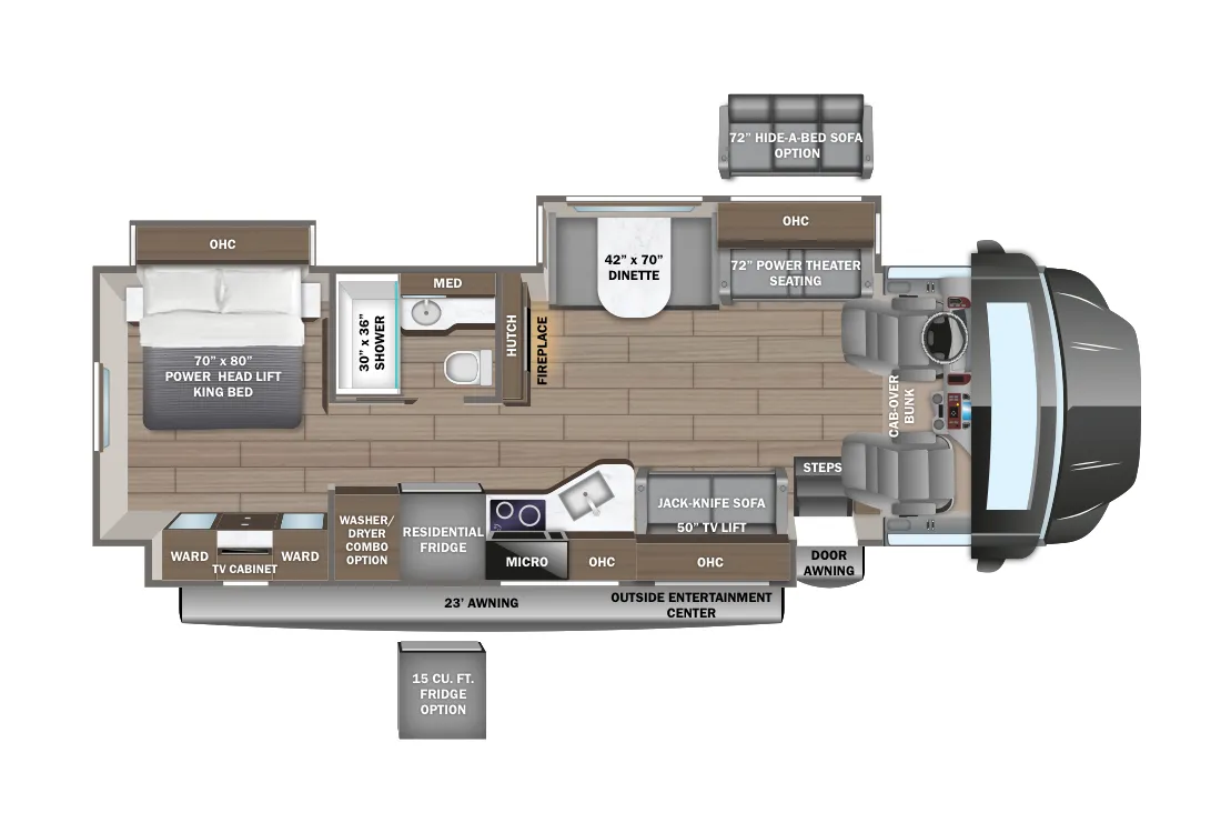 Entegra Coach Accolade 37M floor plan
