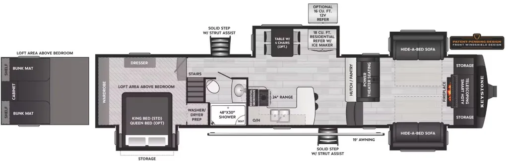 2026 Keystone Montana High Country 377FL floor plan