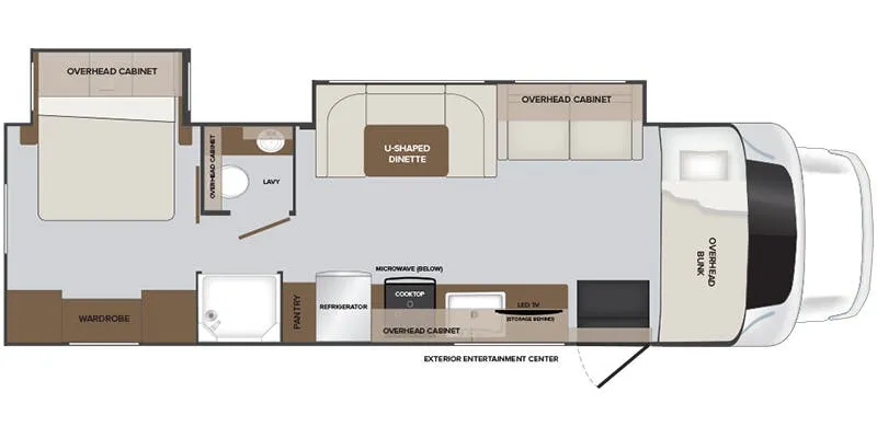 2026 Holiday Rambler Incline 29H floor plan