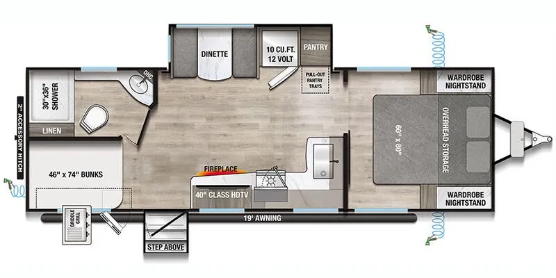 Alliance RV Delta Ultra Lite BH241 floor plan