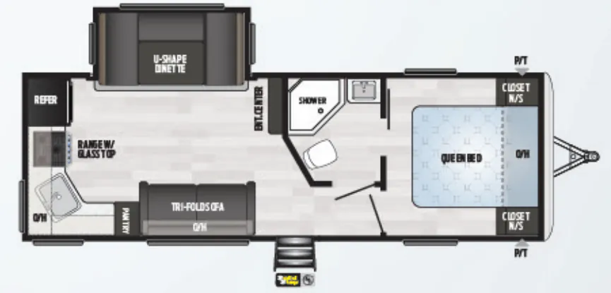 Keystone Springdale 242RKWE floor plan