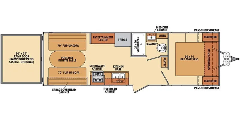 Shasta Shasta 240TH floor plan