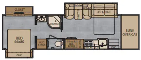 Renegade RV Classic 38CSB floor plan