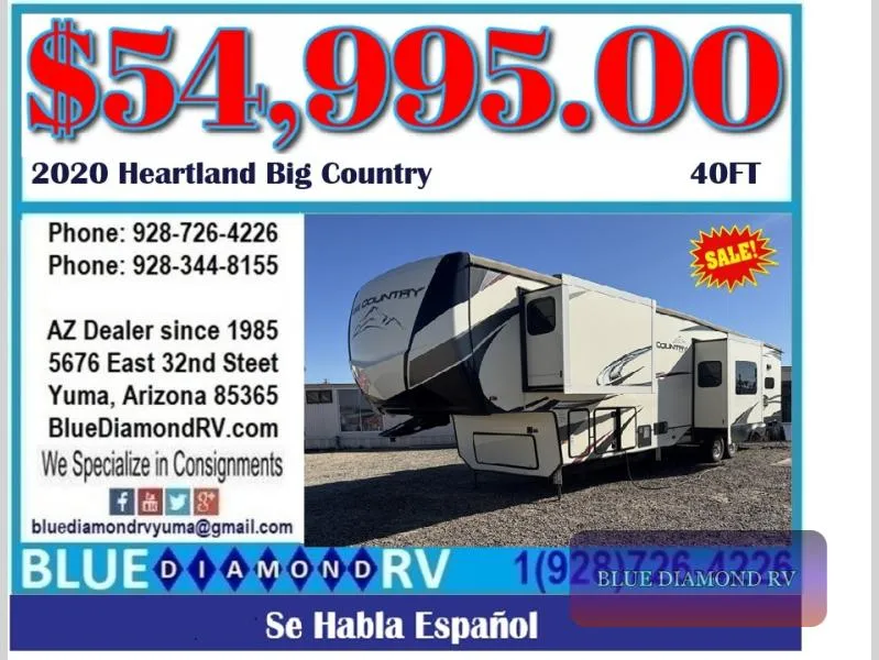 2020 Heartland Big Country Used    3806 RKD - Main photo
