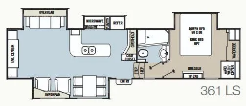 Coachmen Brookstone 361 LS floor plan
