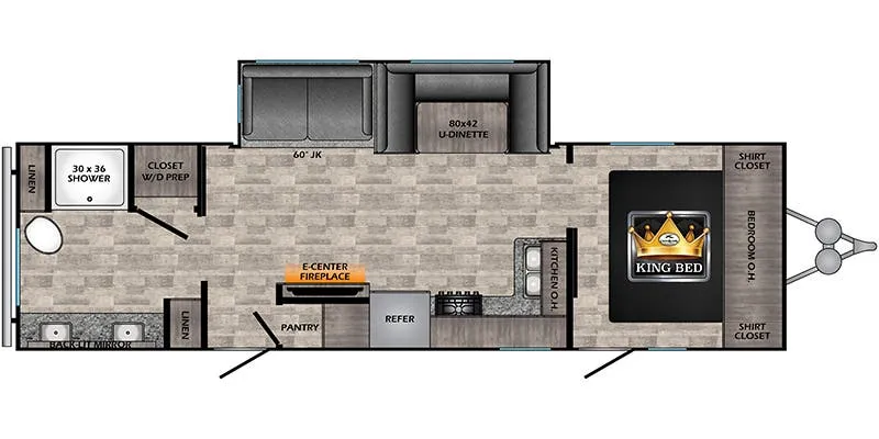 CrossRoads Volante 29RB floor plan