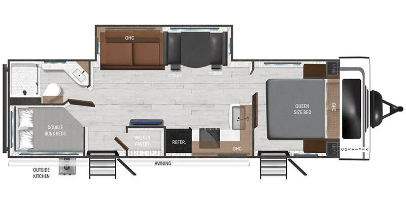 Heartland Corterra 28.1 BH floor plan