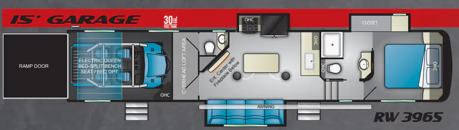 Heartland Road Warrior 3965 floor plan