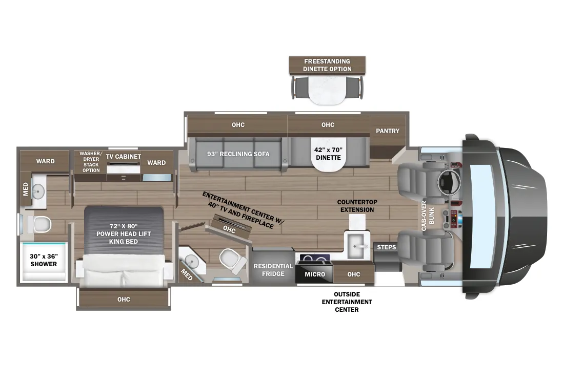 2025 Entegra Coach Accolade XL 37K - Floor plan