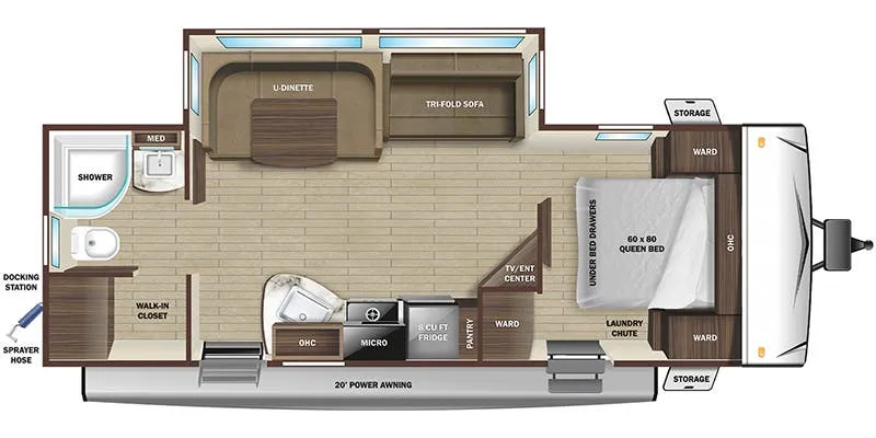 Highland Ridge Range Lite 252RB floor plan