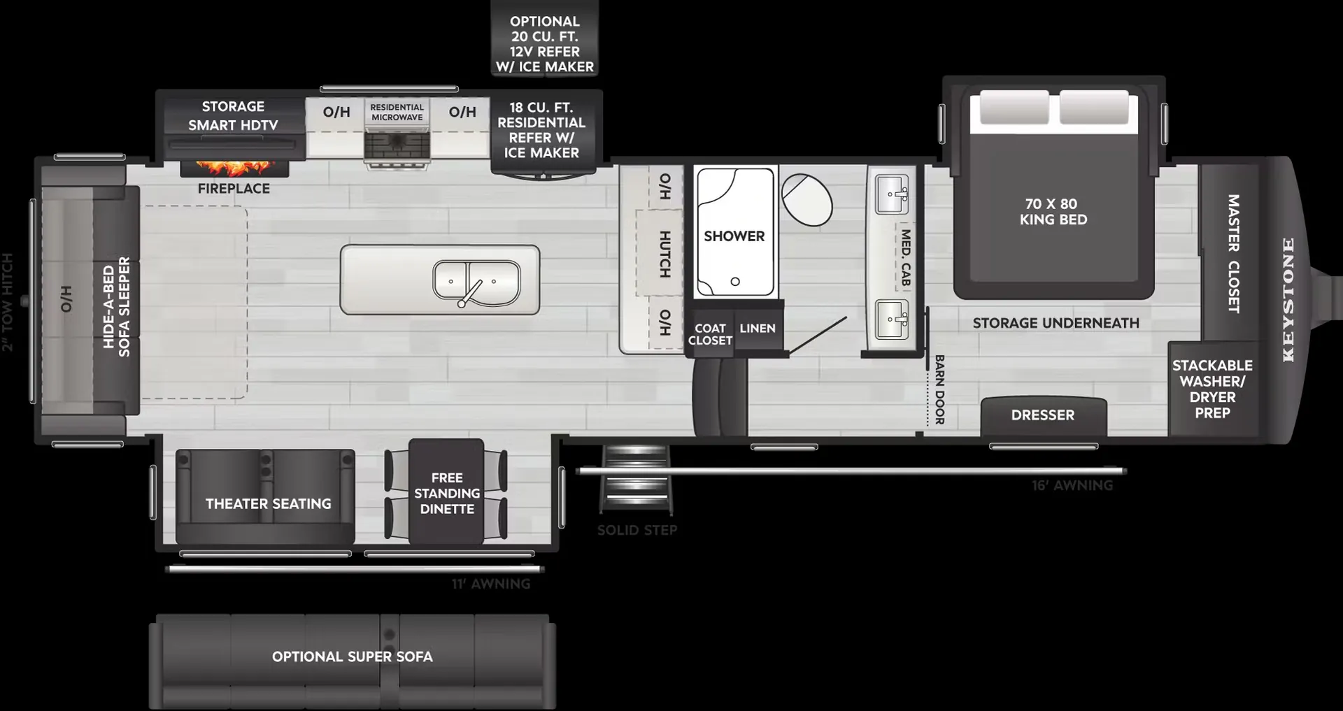 2024 Keystone Avalanche 321RL - Photo 3