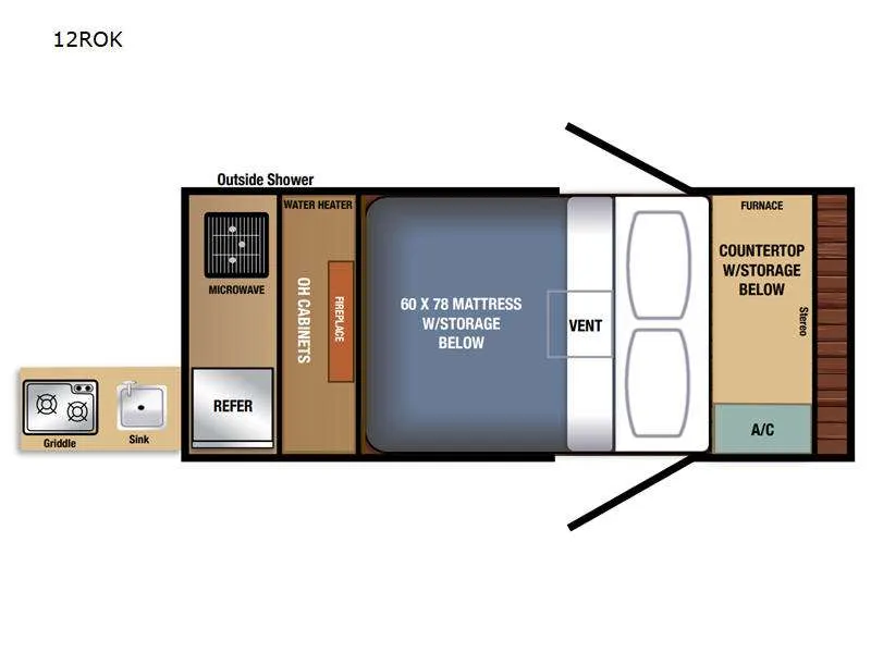 2023 Braxton Creek Bushwhacker 12ROK floor plan