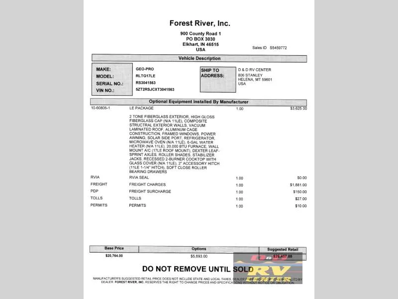2026 Forest River RV Rockwood GEO Pro 17LE - Photo 2