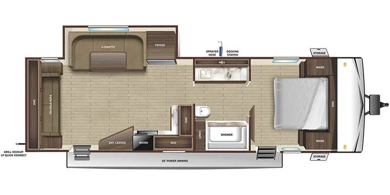 Highland Ridge Open Range Conventional 26RLSW floor plan