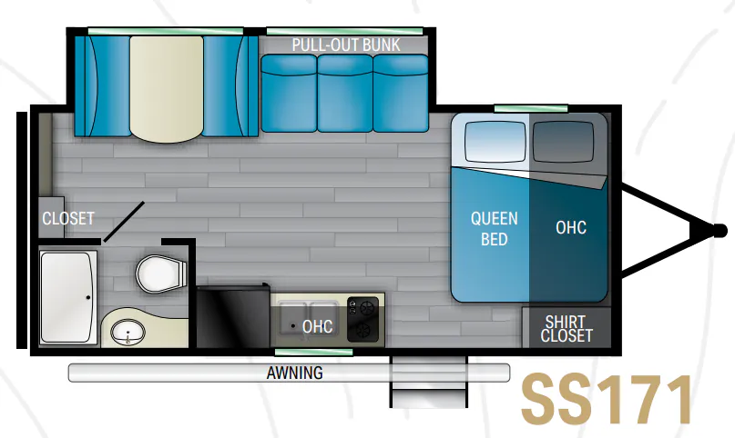 Heartland Pioneer SS171 floor plan