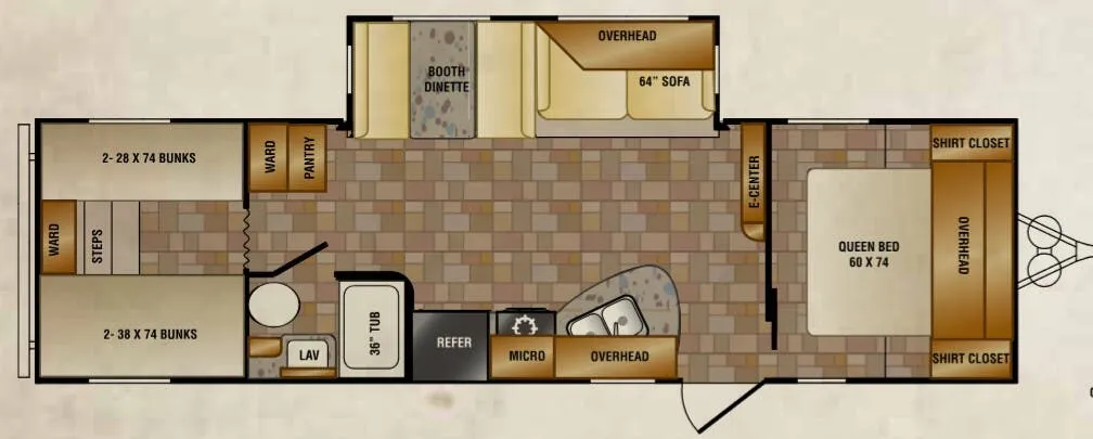 CrossRoads Z-1 1 ZT301BH floor plan