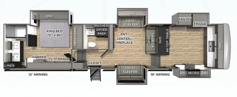 2025 Palomino Columbus 388FKH - Floor plan
