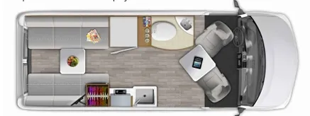 2024 Roadtrek Zion Zion - Floor plan