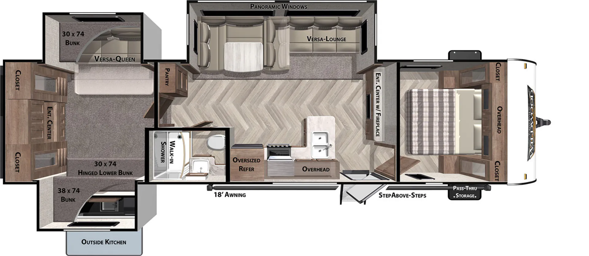 2021 Forest River Wildwood 31KQBTS