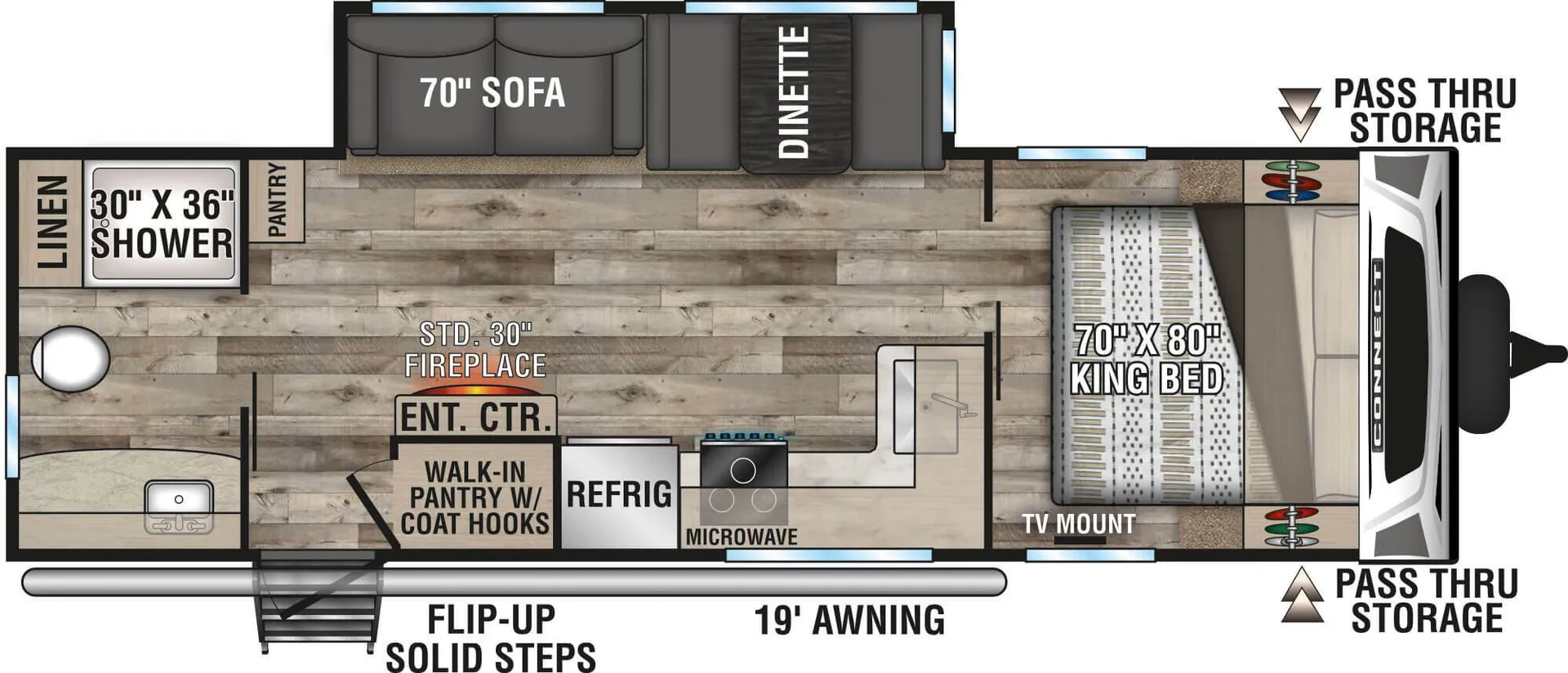 K-Z Connect C261RB floor plan