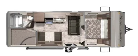 Dutchmen Aspen Trail LE 24BHWE floor plan