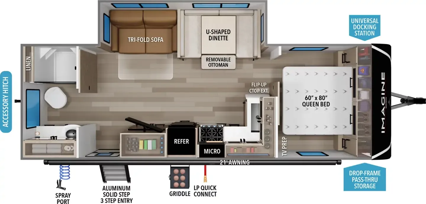 Grand Design Imagine 2600RB floor plan