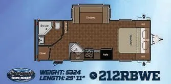 Keystone Springdale 212RBWE floor plan