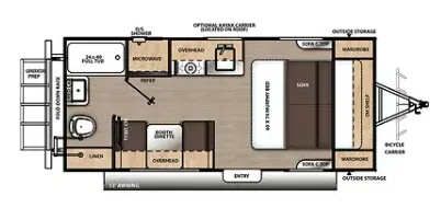 Coachmen Catalina Expedition 192RB floor plan