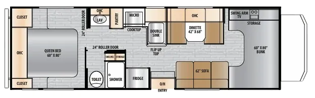East to West Entrada 2700NS floor plan