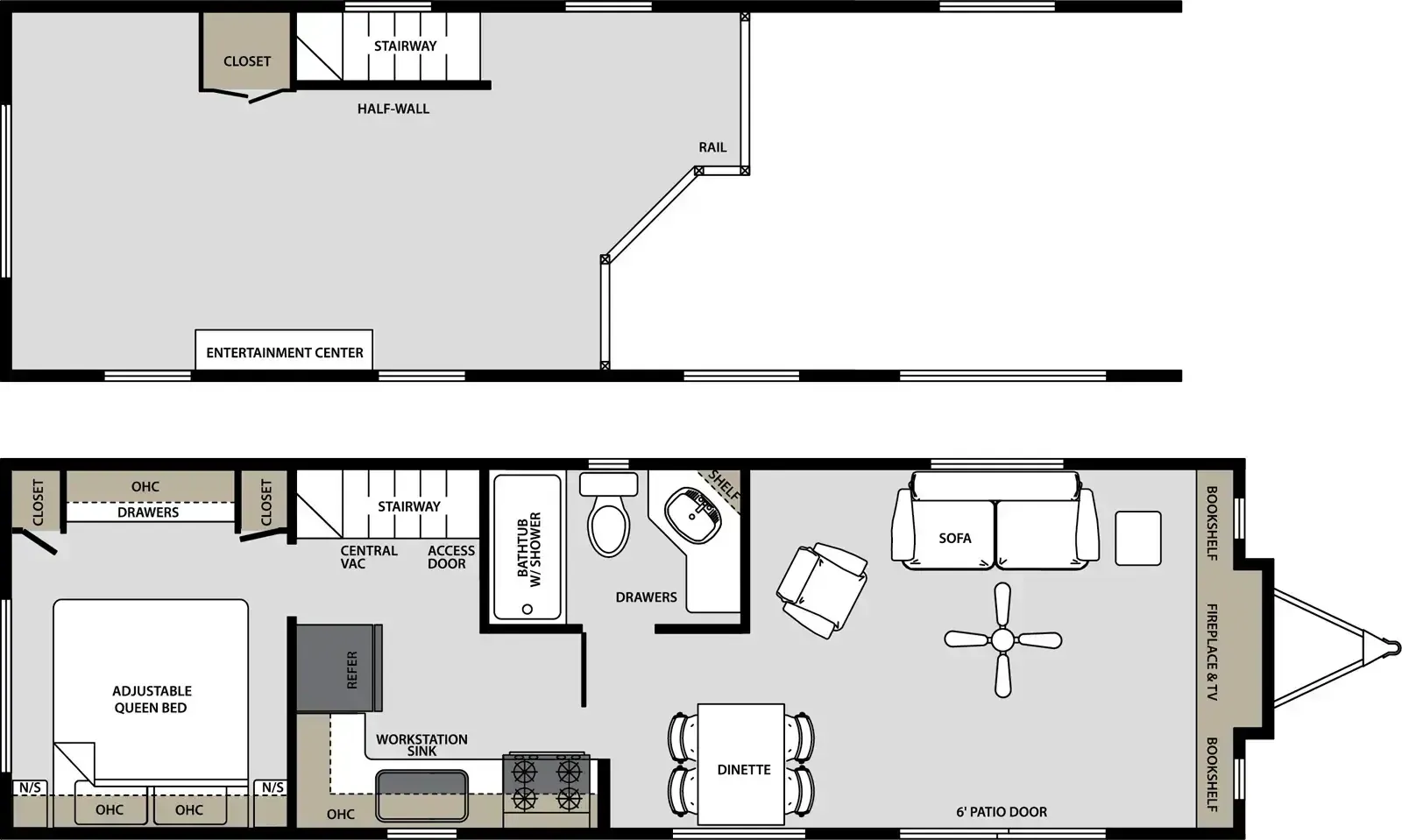 Forest River Quailridge Premier 39CBDL-P floor plan