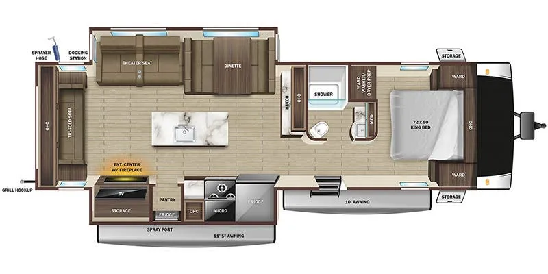 Highland Ridge Light 275RLS floor plan