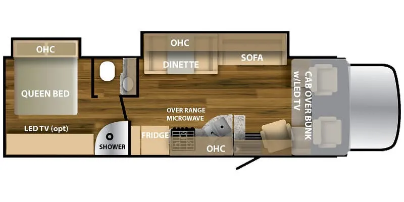 2023 Nexus Wraith 32W - Floor plan