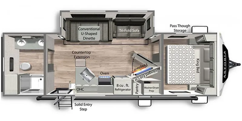 2023 Dutchmen Astoria 2703RB - Floor plan
